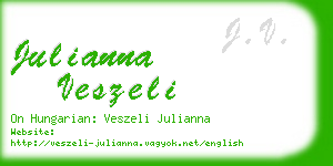 julianna veszeli business card